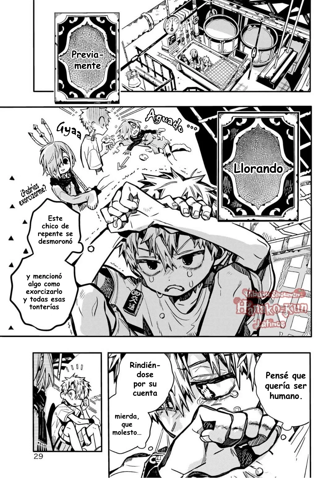 Página 8 — Jibaku Shounen Hanako-kun Capítulo 100