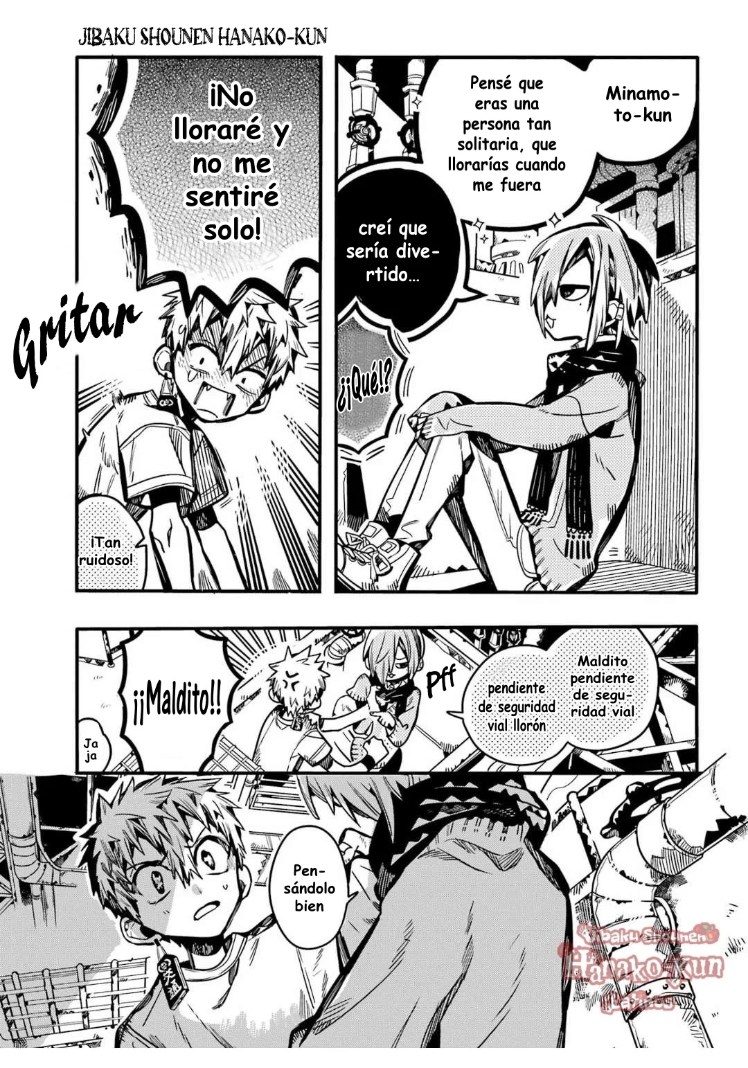 Página 10 — Jibaku Shounen Hanako-kun Capítulo 100
