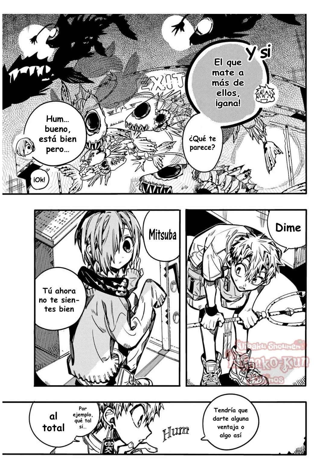 Página 16 — Jibaku Shounen Hanako-kun Capítulo 100