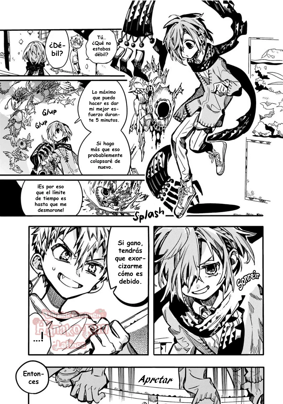 Página 18 — Jibaku Shounen Hanako-kun Capítulo 100
