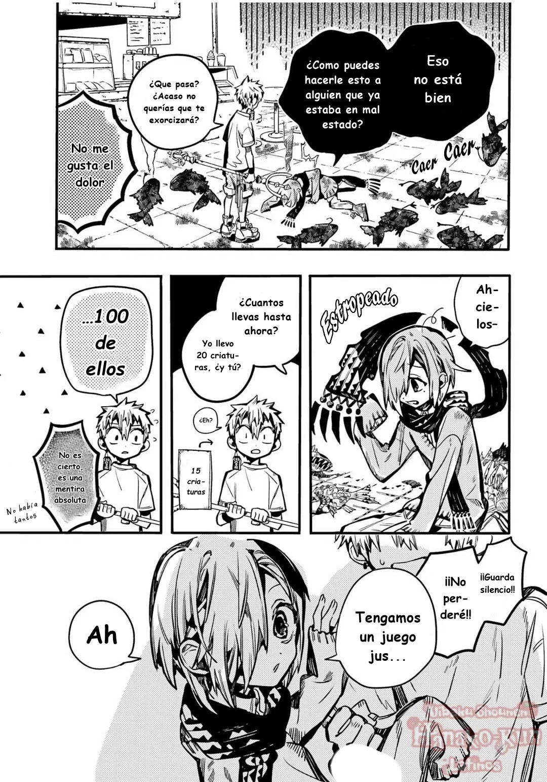 Página 22 — Jibaku Shounen Hanako-kun Capítulo 100