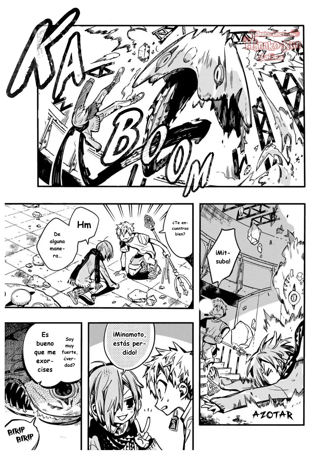 Página 28 — Jibaku Shounen Hanako-kun Capítulo 100