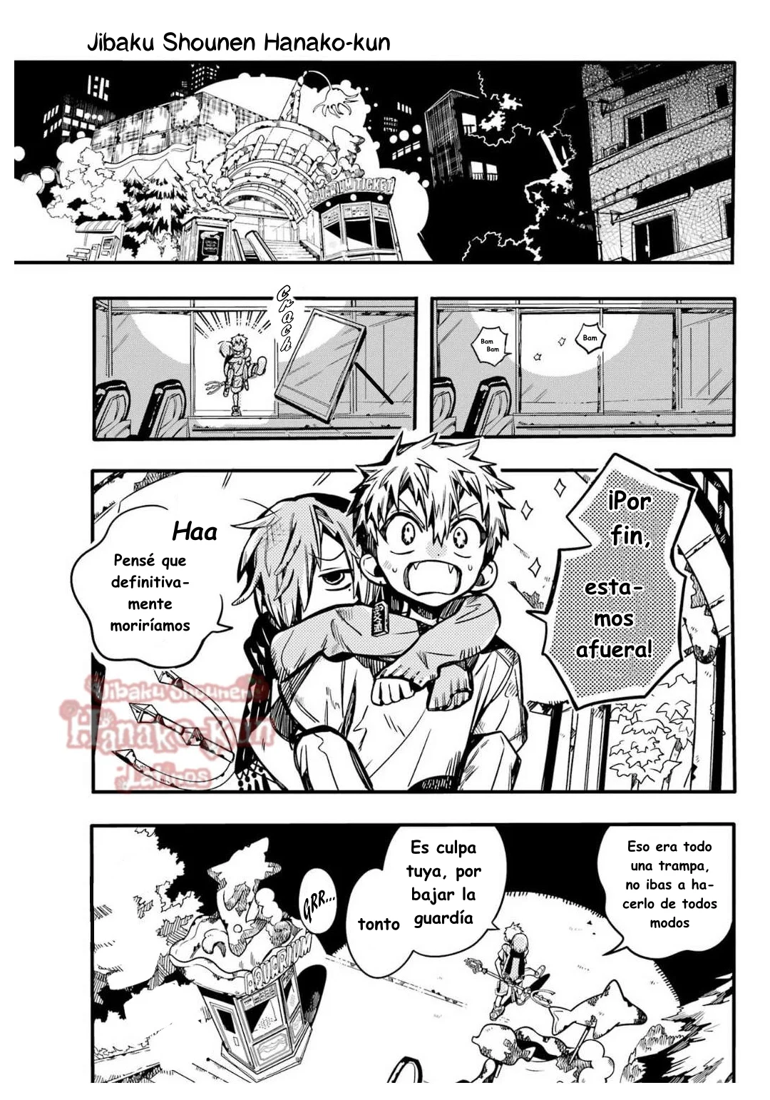 Página 34 — Jibaku Shounen Hanako-kun Capítulo 100