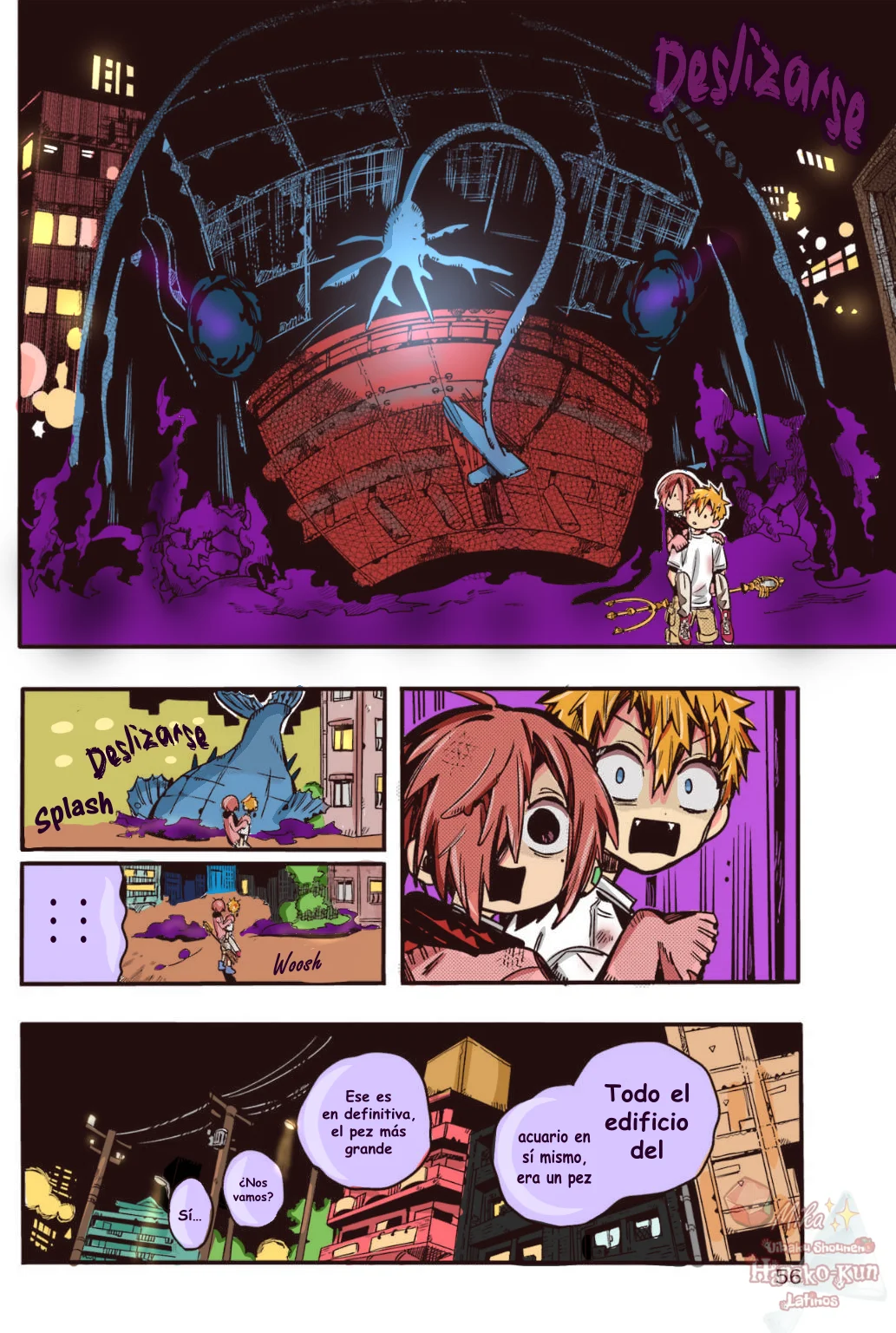 Página 35 — Jibaku Shounen Hanako-kun Capítulo 100