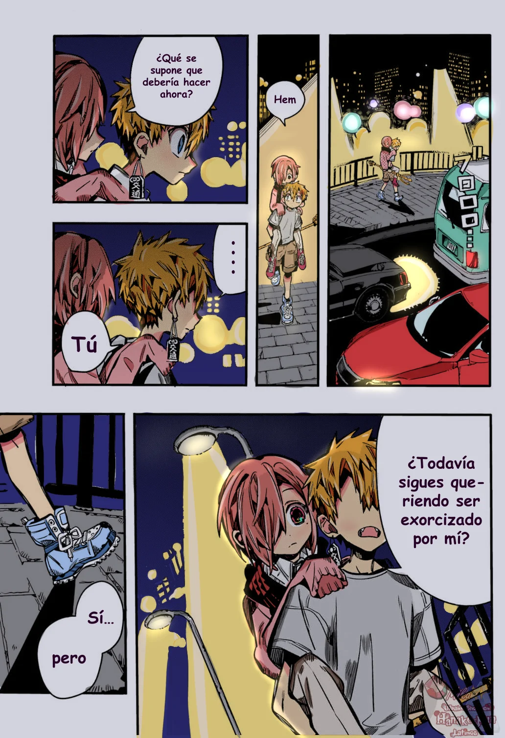 Página 36 — Jibaku Shounen Hanako-kun Capítulo 100