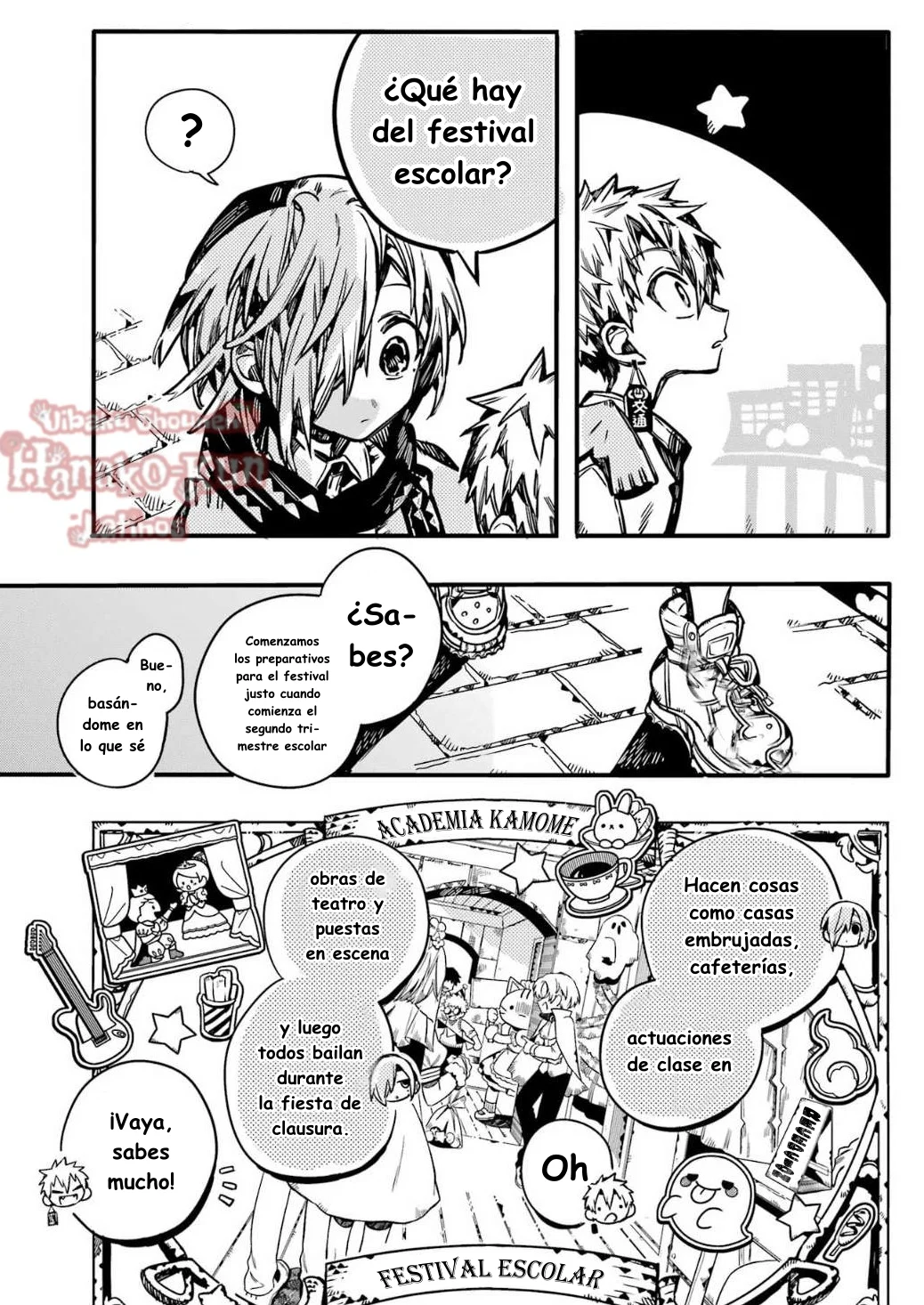 Página 38 — Jibaku Shounen Hanako-kun Capítulo 100