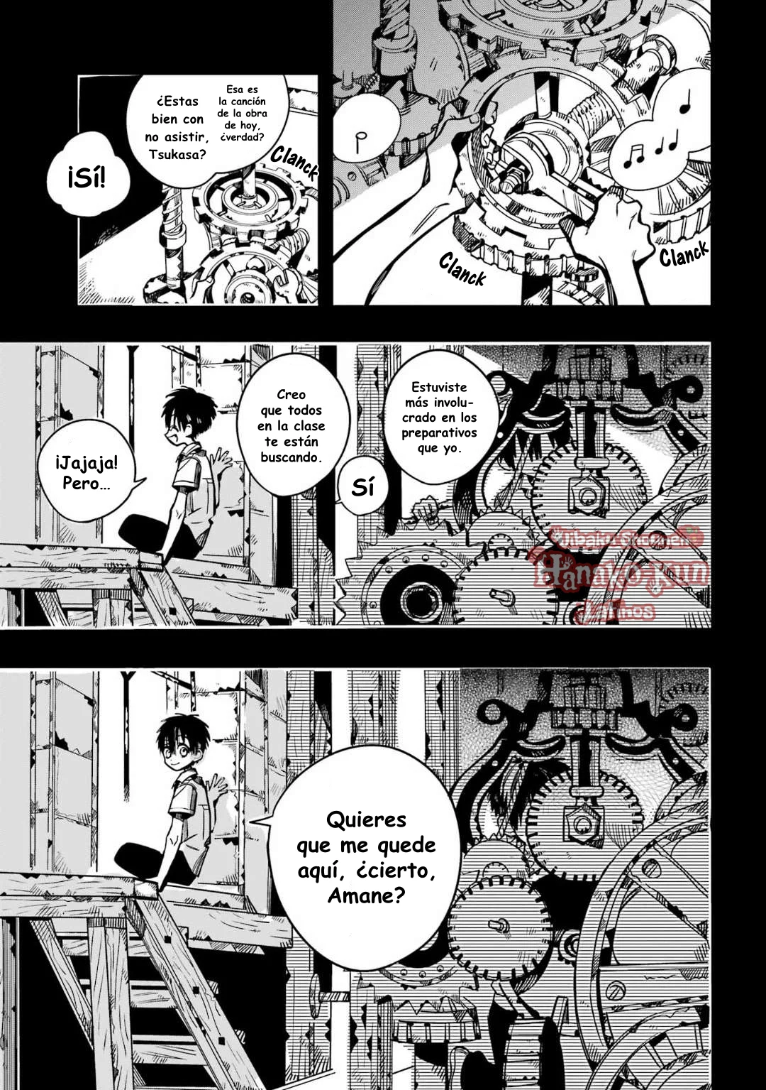 Página 7 — Jibaku Shounen Hanako-kun Capítulo 101