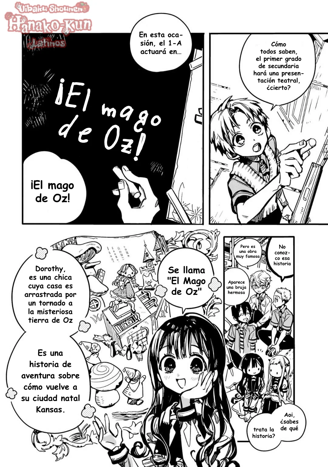 Página 13 — Jibaku Shounen Hanako-kun Capítulo 101