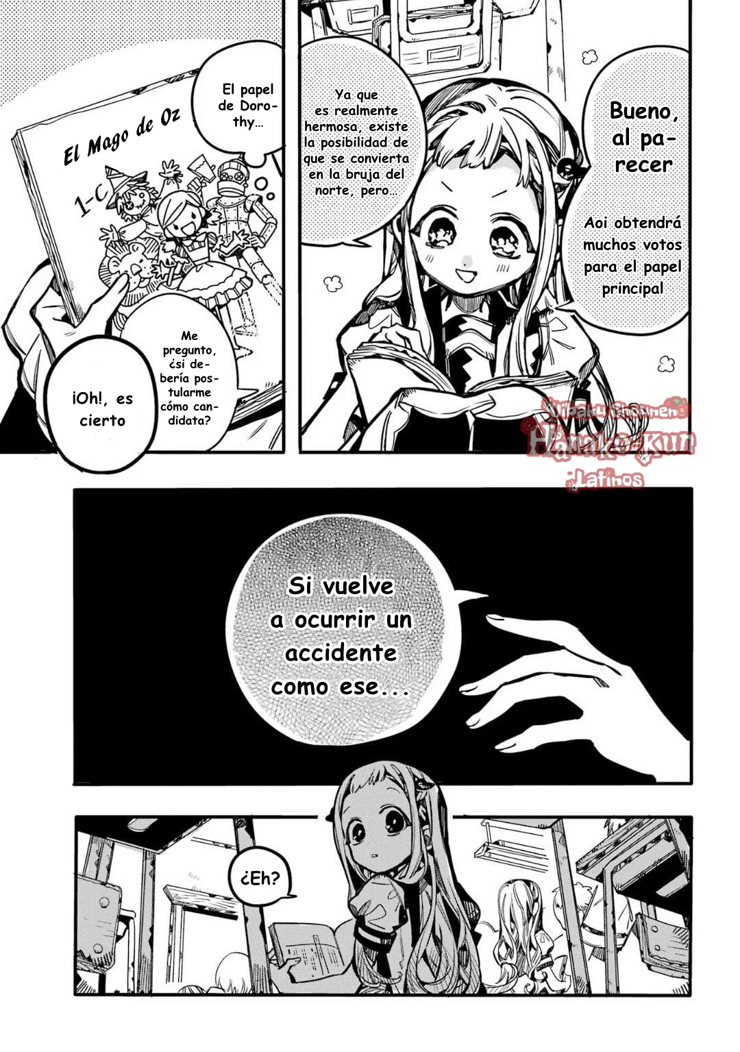 Página 16 — Jibaku Shounen Hanako-kun Capítulo 101