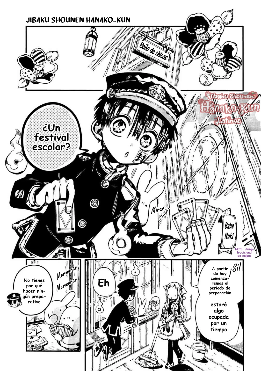 Página 18 — Jibaku Shounen Hanako-kun Capítulo 101