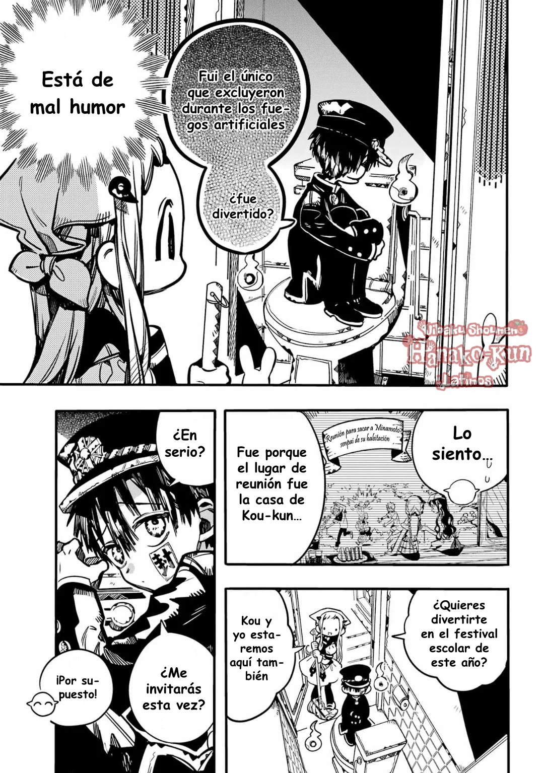 Página 20 — Jibaku Shounen Hanako-kun Capítulo 101