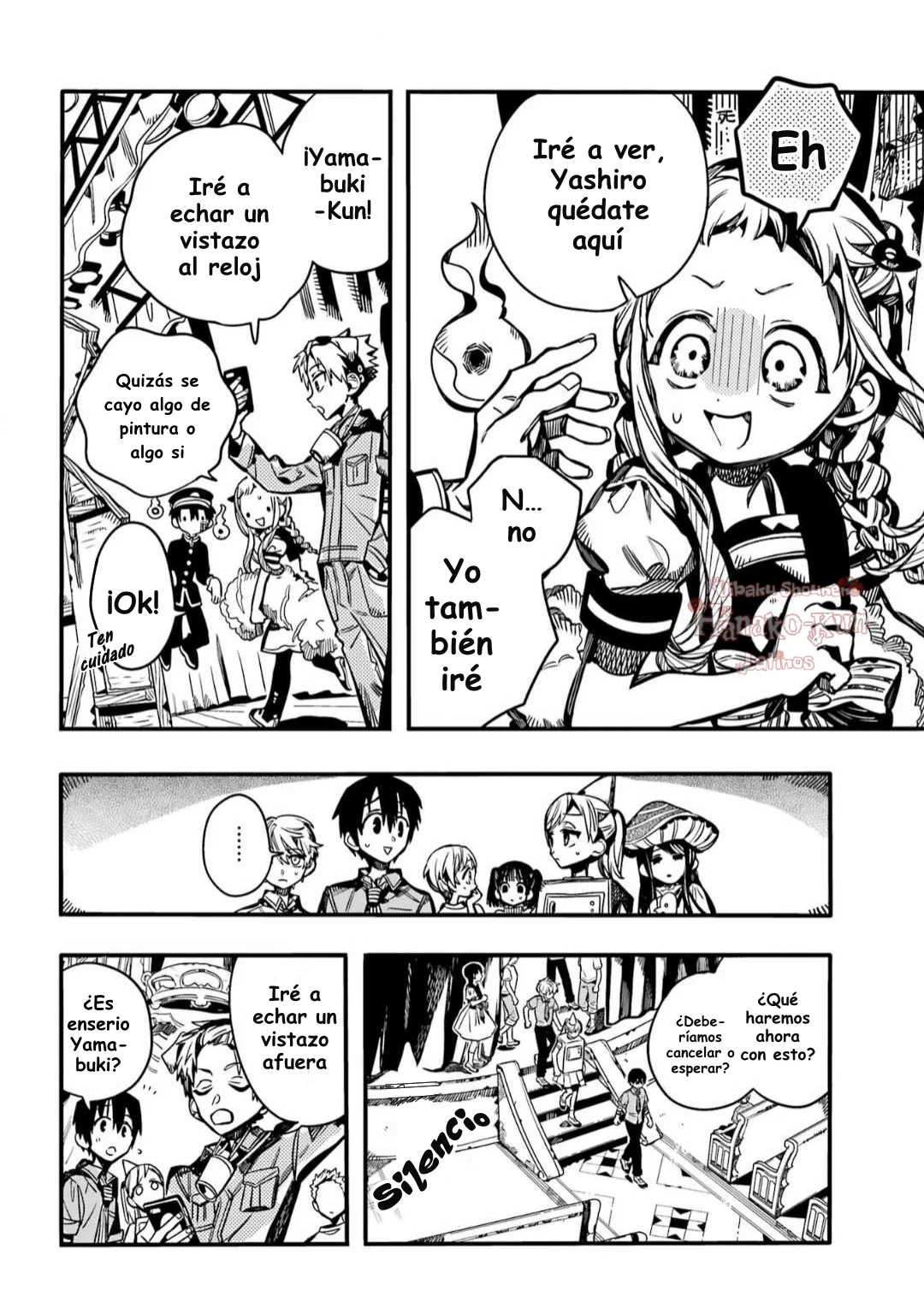 Página 14 — Jibaku Shounen Hanako-kun Capítulo 105