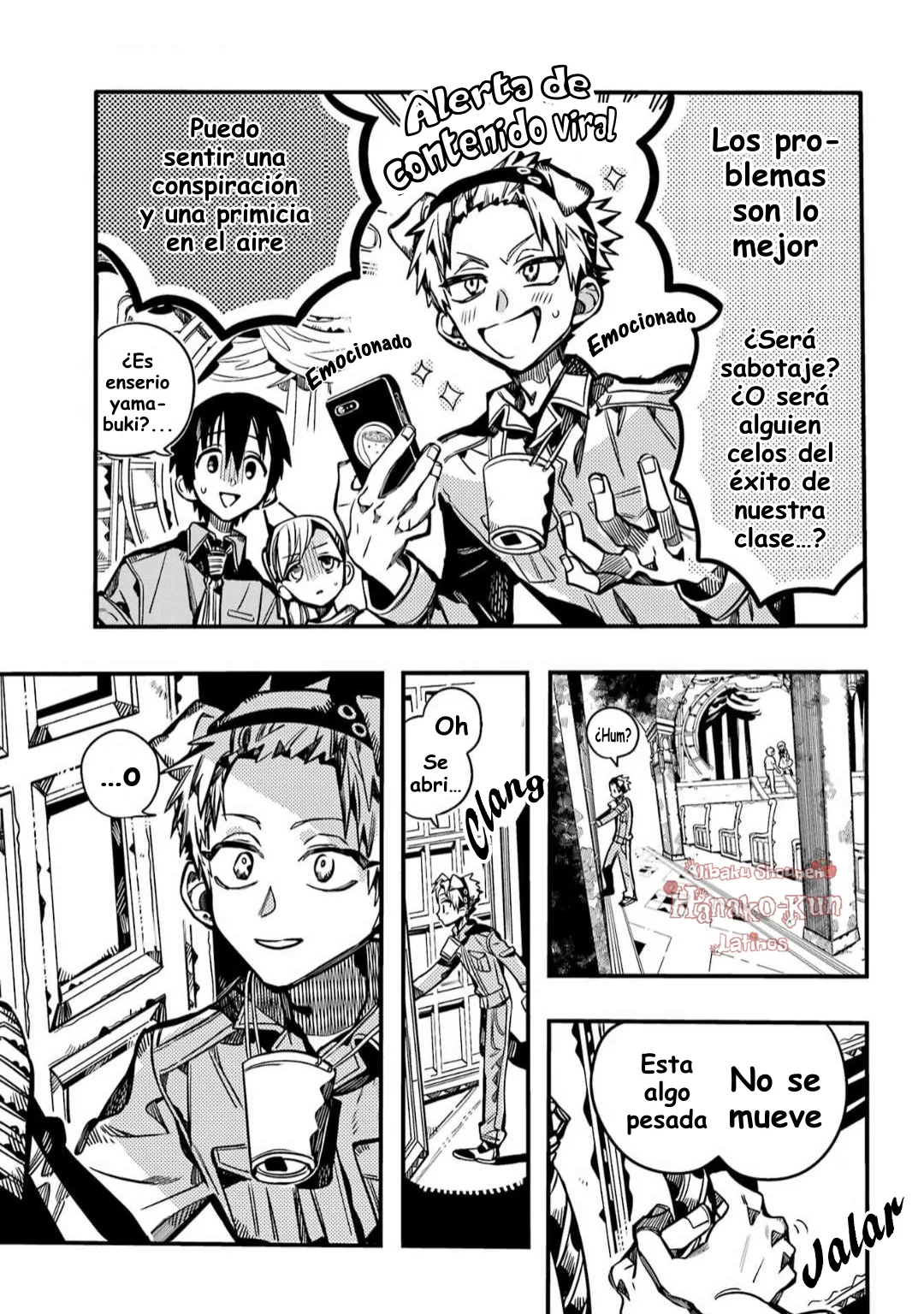 Página 15 — Jibaku Shounen Hanako-kun Capítulo 105