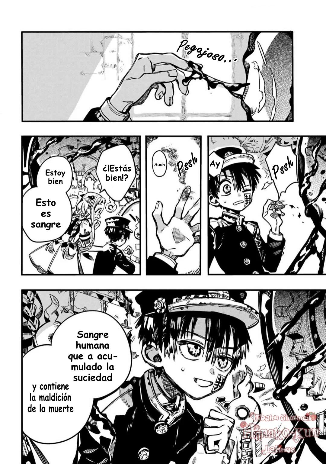 Página 19 — Jibaku Shounen Hanako-kun Capítulo 105