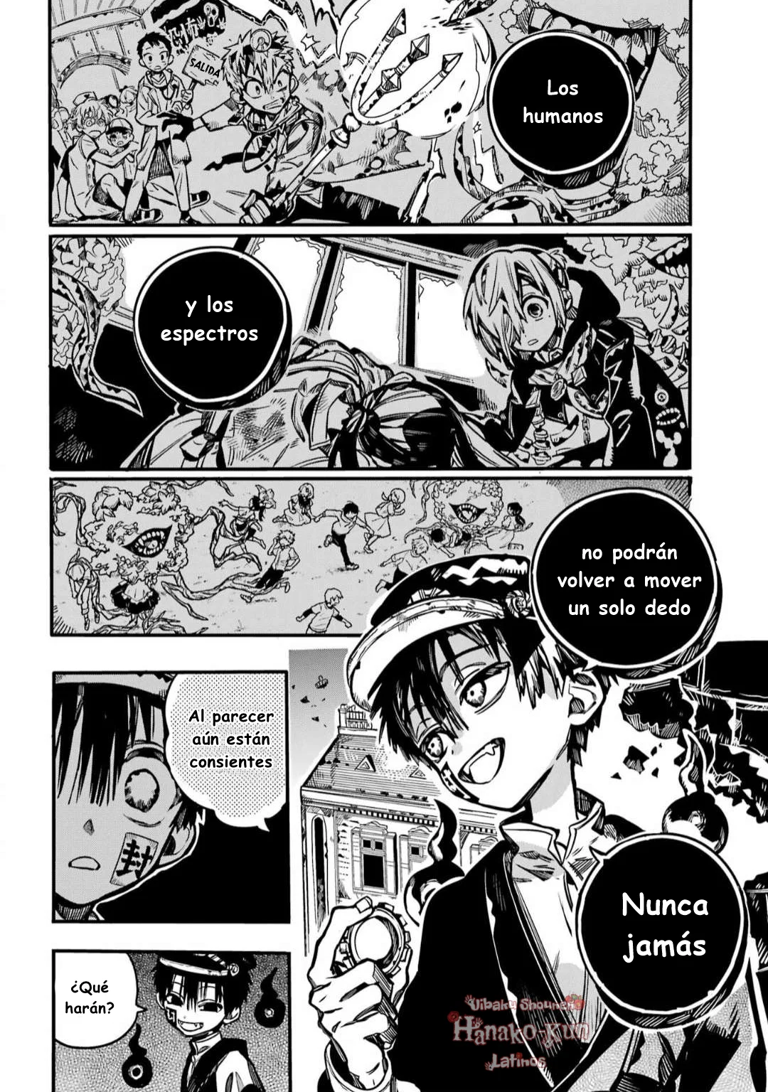 Página 34 — Jibaku Shounen Hanako-kun Capítulo 105