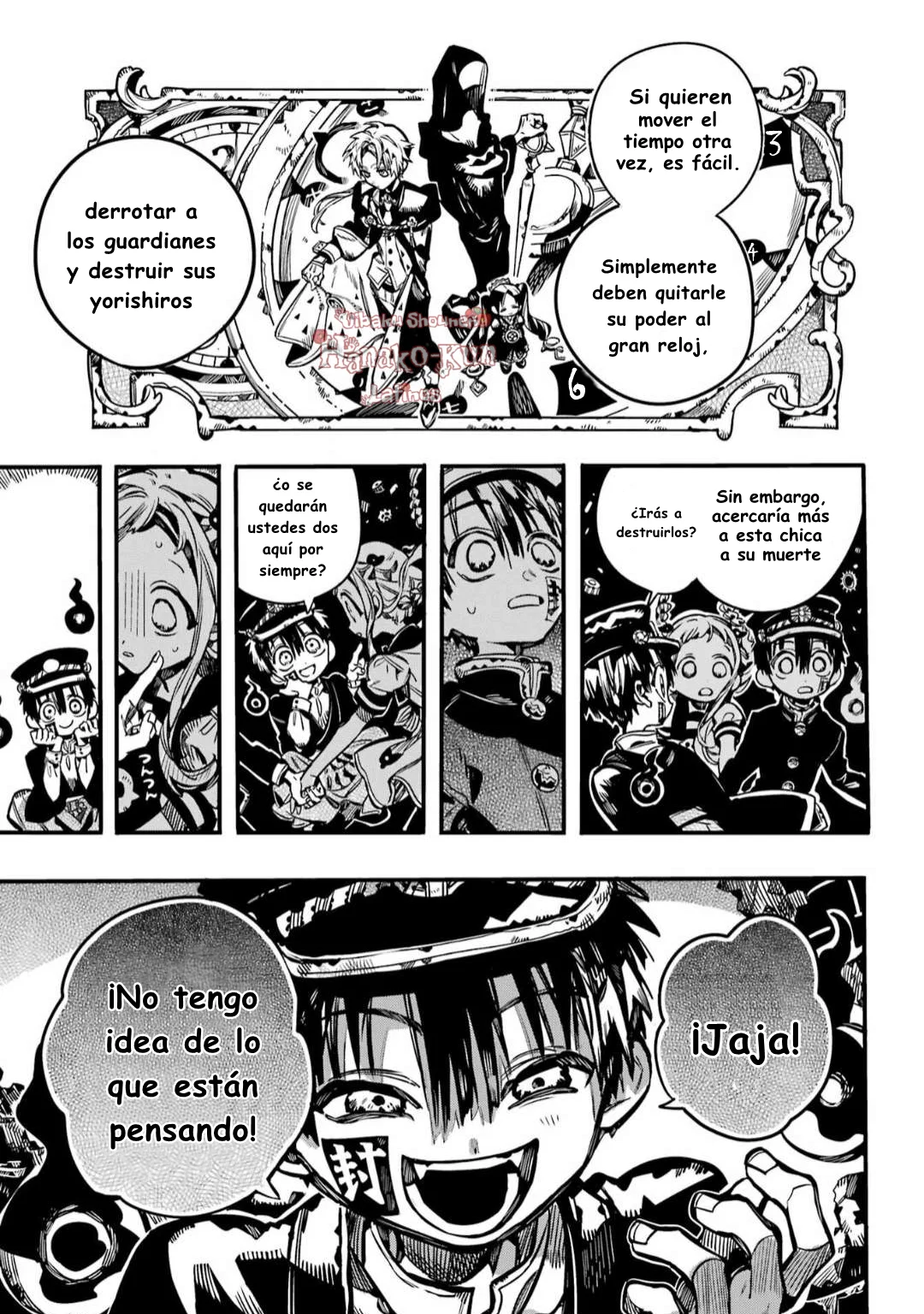 Página 35 — Jibaku Shounen Hanako-kun Capítulo 105