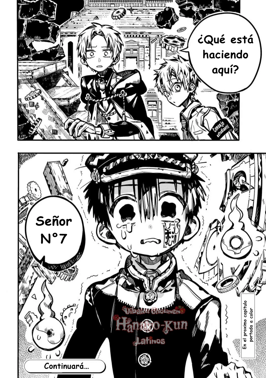 Página 40 — Jibaku Shounen Hanako-kun Capítulo 105