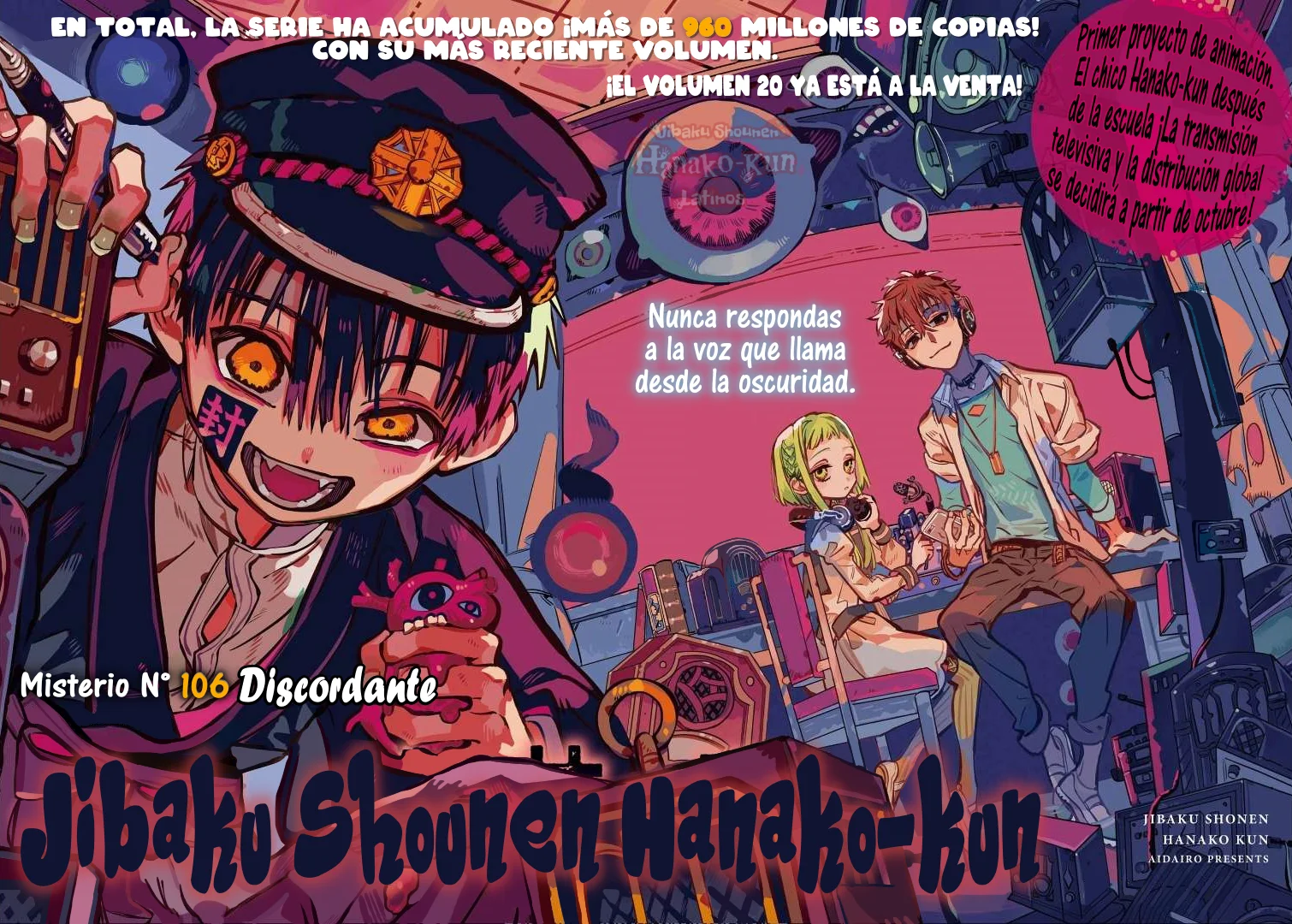 Página 7 — Jibaku Shounen Hanako-kun Capítulo 106