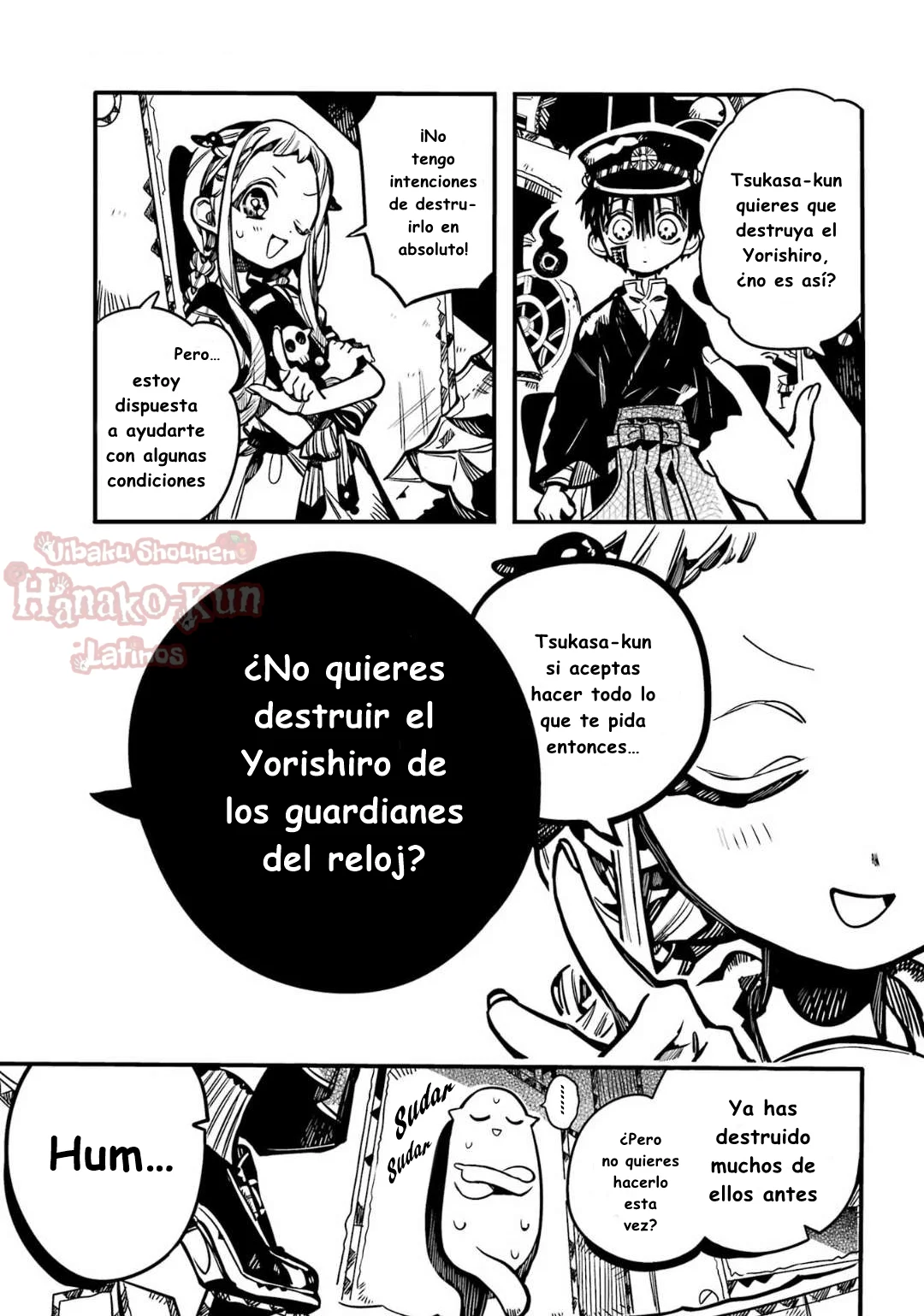 Página 19 — Jibaku Shounen Hanako-kun Capítulo 106