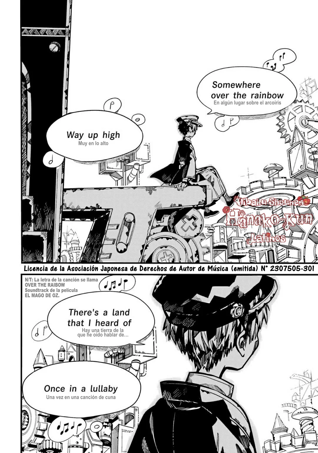 Página 18 — Jibaku Shounen Hanako-kun Capítulo 107