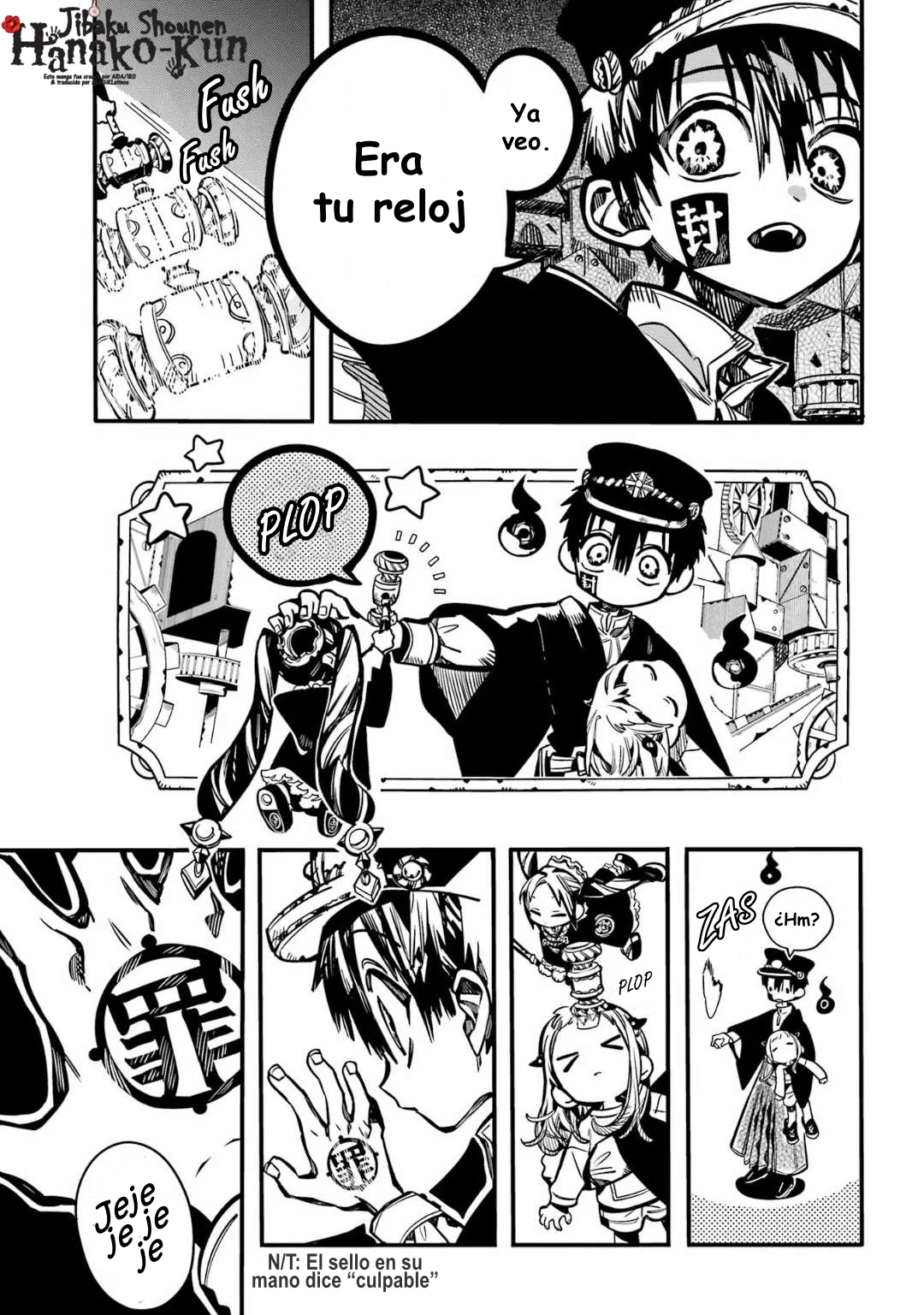 Página 27 — Jibaku Shounen Hanako-kun Capítulo 107