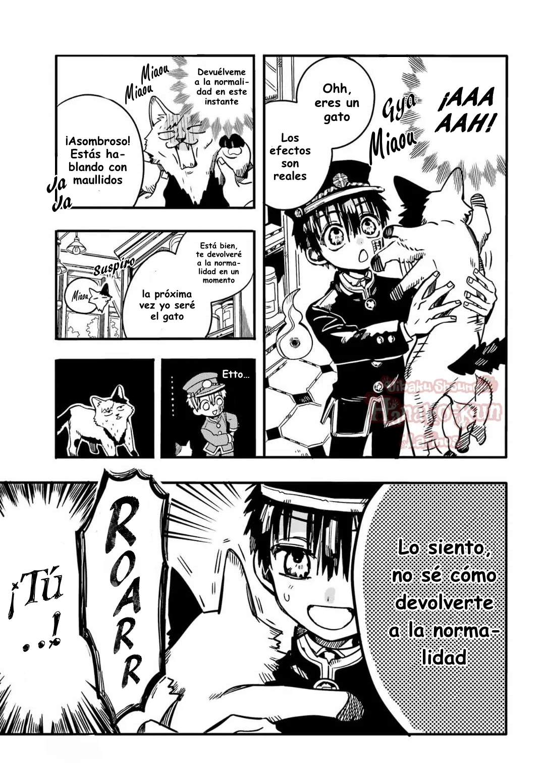 Página 34 — Jibaku Shounen Hanako-kun Capítulo 107