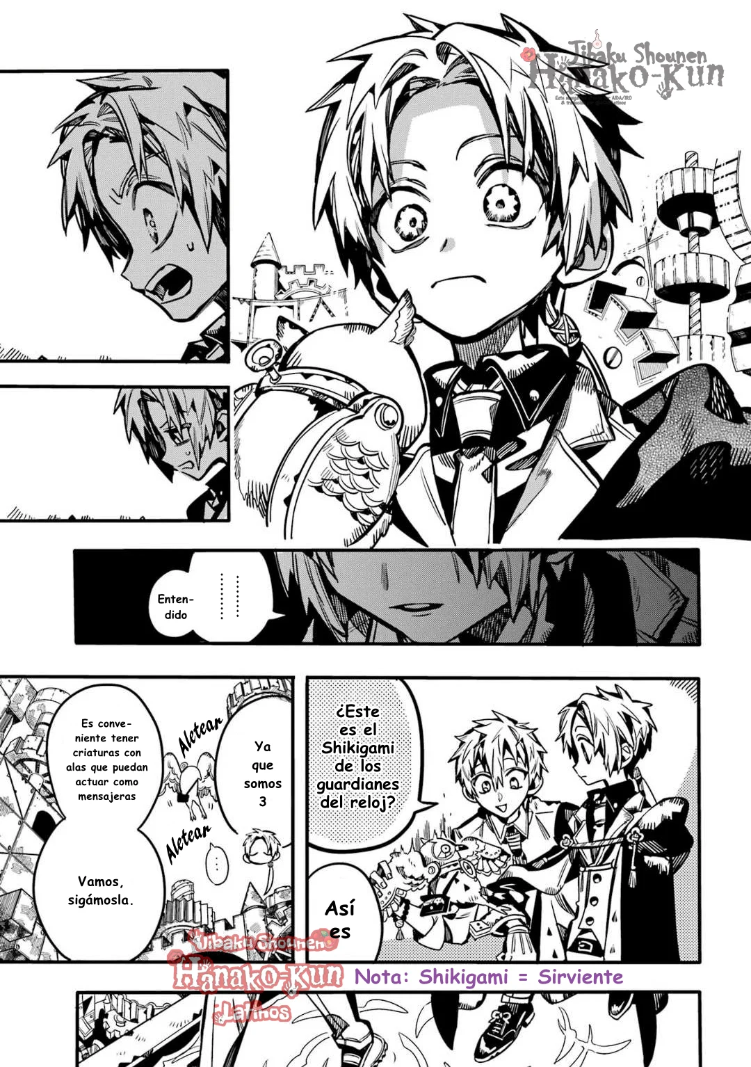 Página 9 — Jibaku Shounen Hanako-kun Capítulo 108