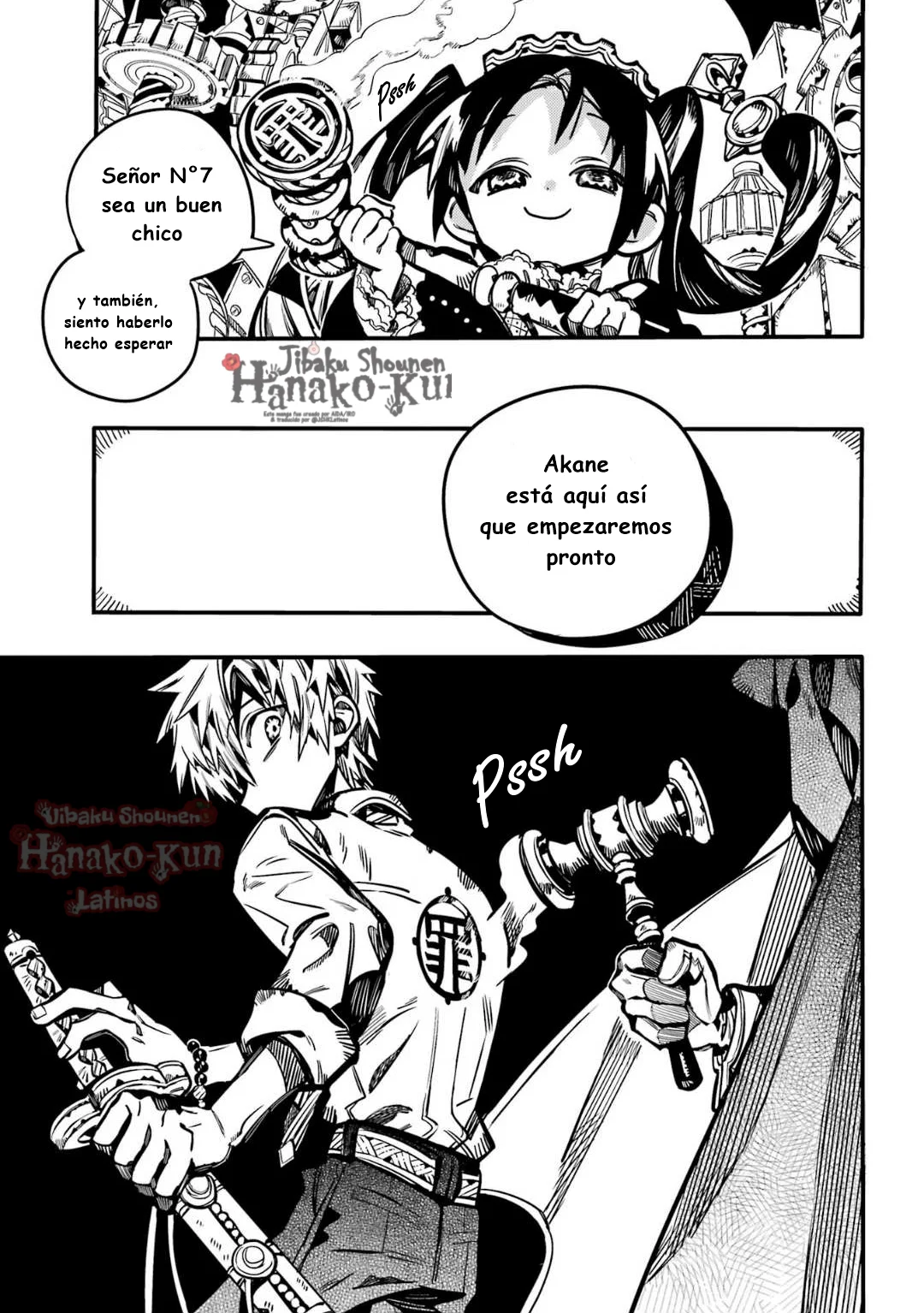 Página 35 — Jibaku Shounen Hanako-kun Capítulo 108