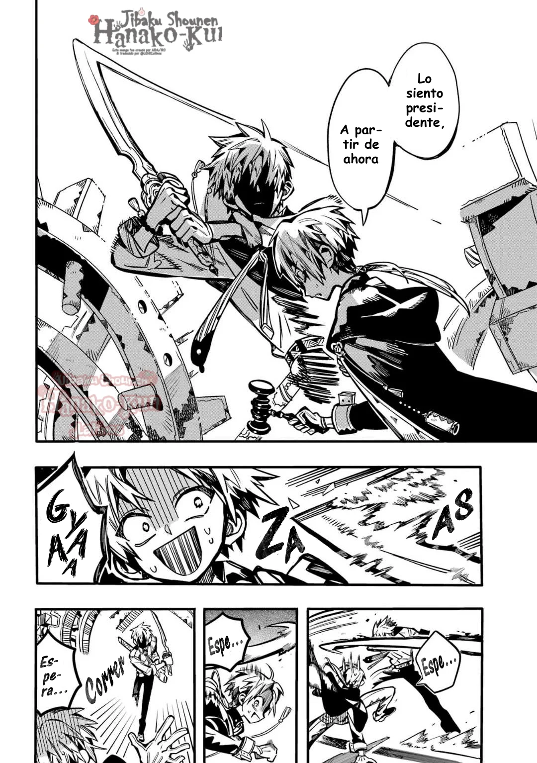 Página 36 — Jibaku Shounen Hanako-kun Capítulo 108