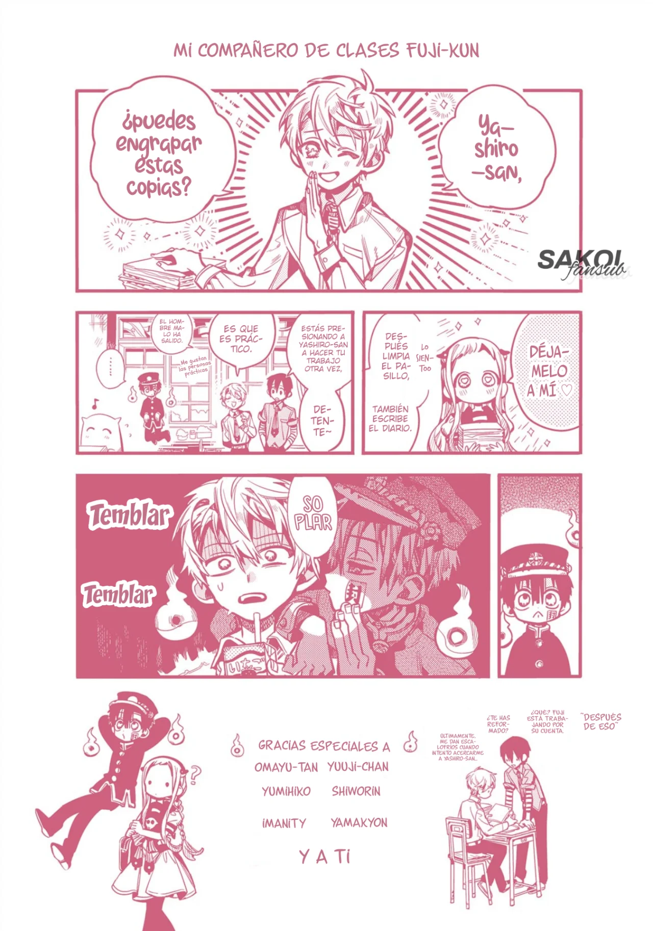 Página 6 — Jibaku Shounen Hanako-kun Capítulo 111.5