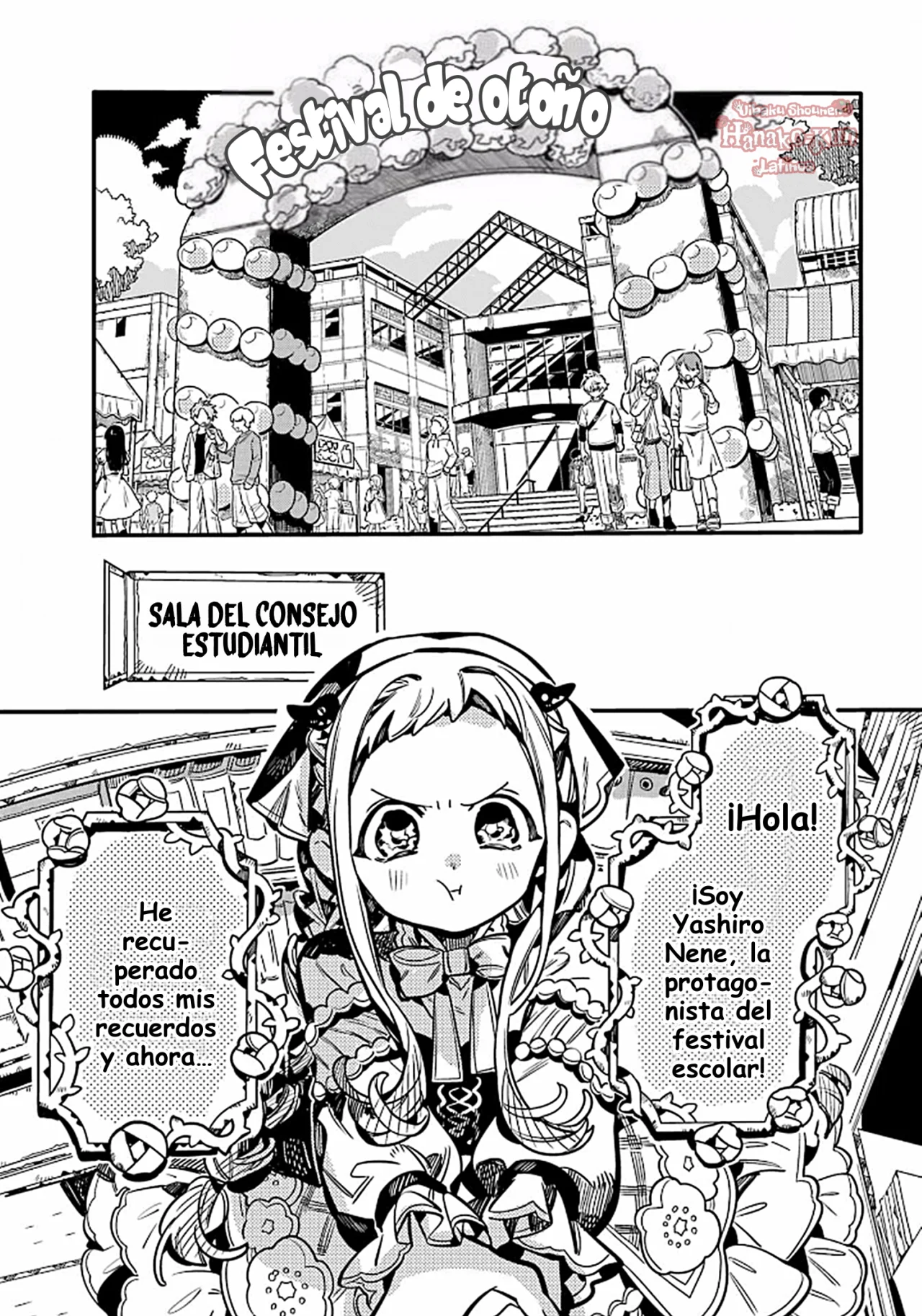Página 8 — Jibaku Shounen Hanako-kun Capítulo 113