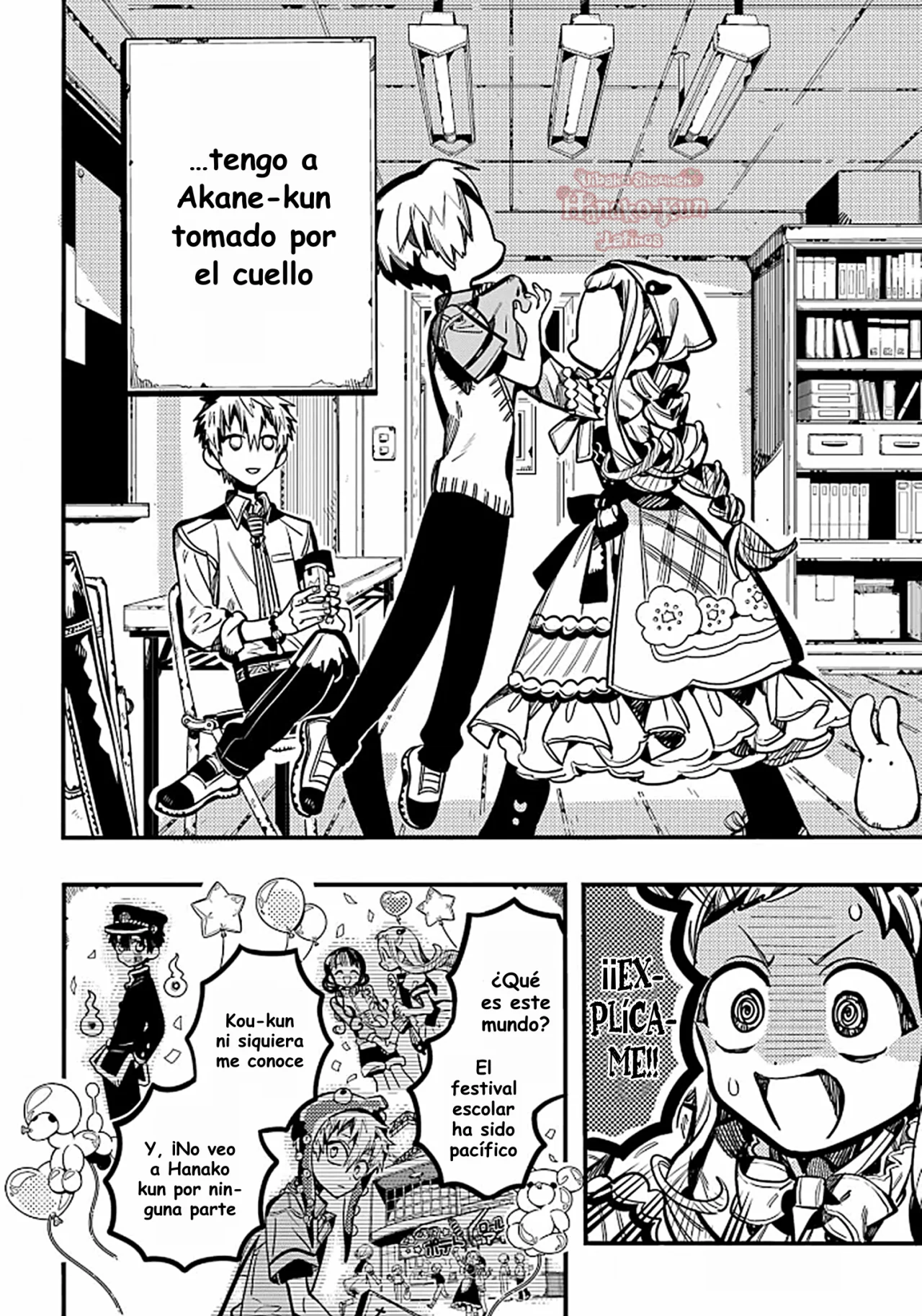 Página 9 — Jibaku Shounen Hanako-kun Capítulo 113