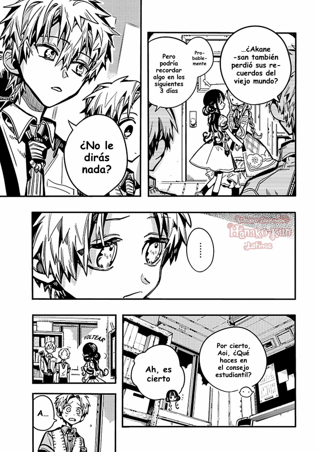 Página 18 — Jibaku Shounen Hanako-kun Capítulo 113