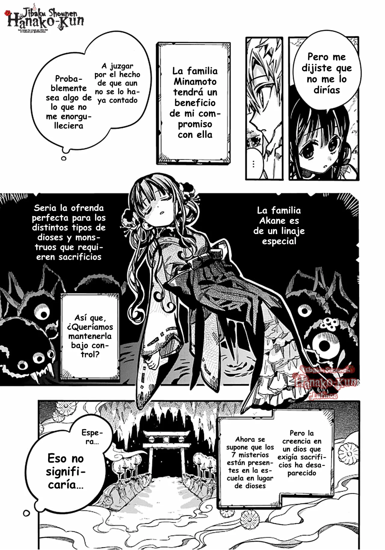 Página 14 — Jibaku Shounen Hanako-kun Capítulo 114