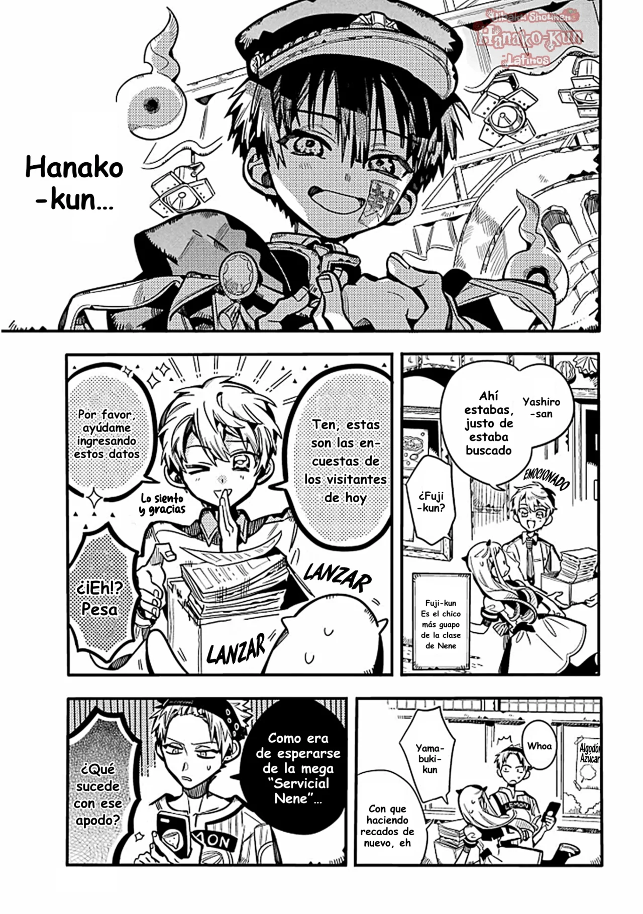 Página 12 — Jibaku Shounen Hanako-kun Capítulo 115
