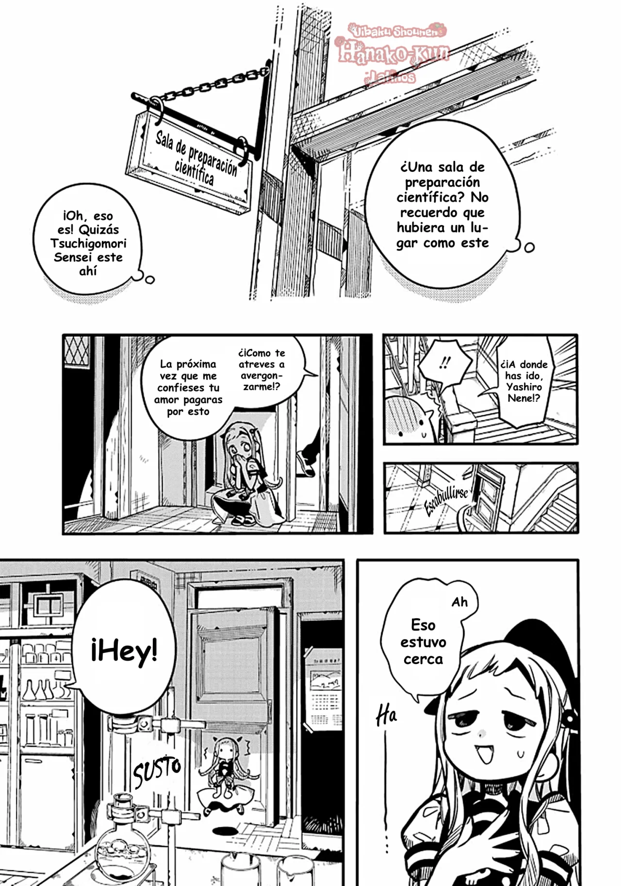 Página 14 — Jibaku Shounen Hanako-kun Capítulo 115