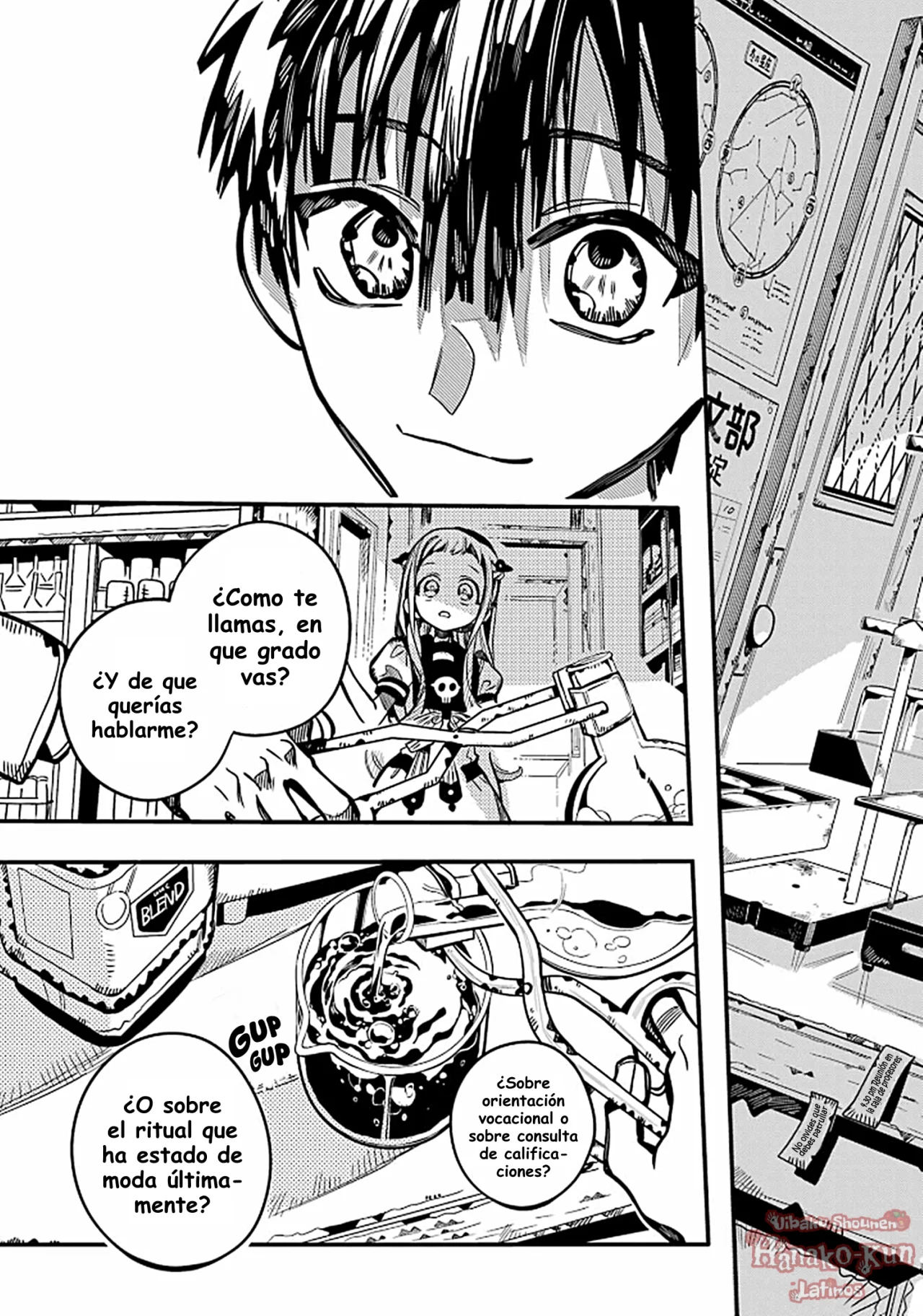 Página 18 — Jibaku Shounen Hanako-kun Capítulo 115