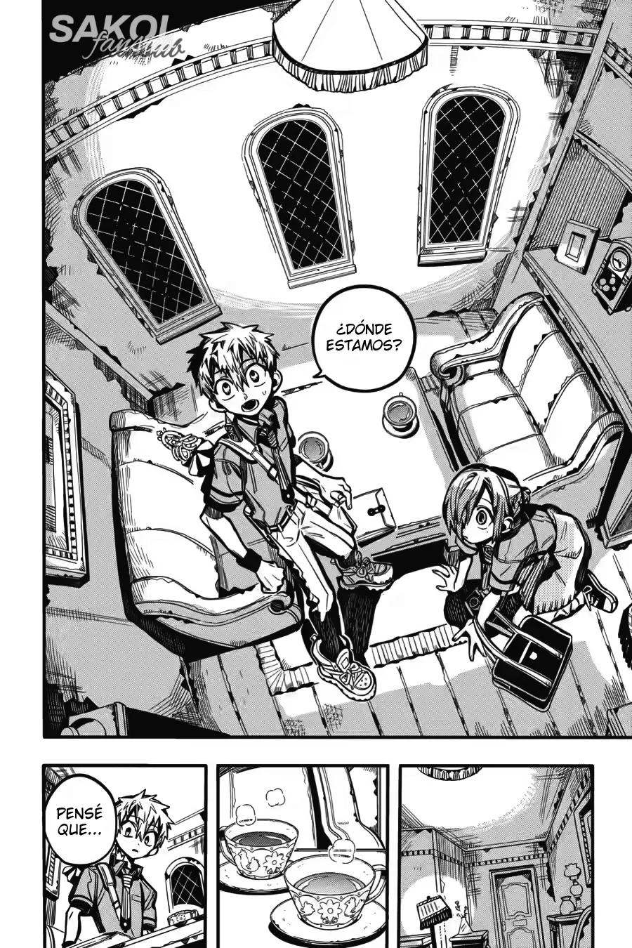 Página 8 — Jibaku Shounen Hanako-kun Capítulo 118