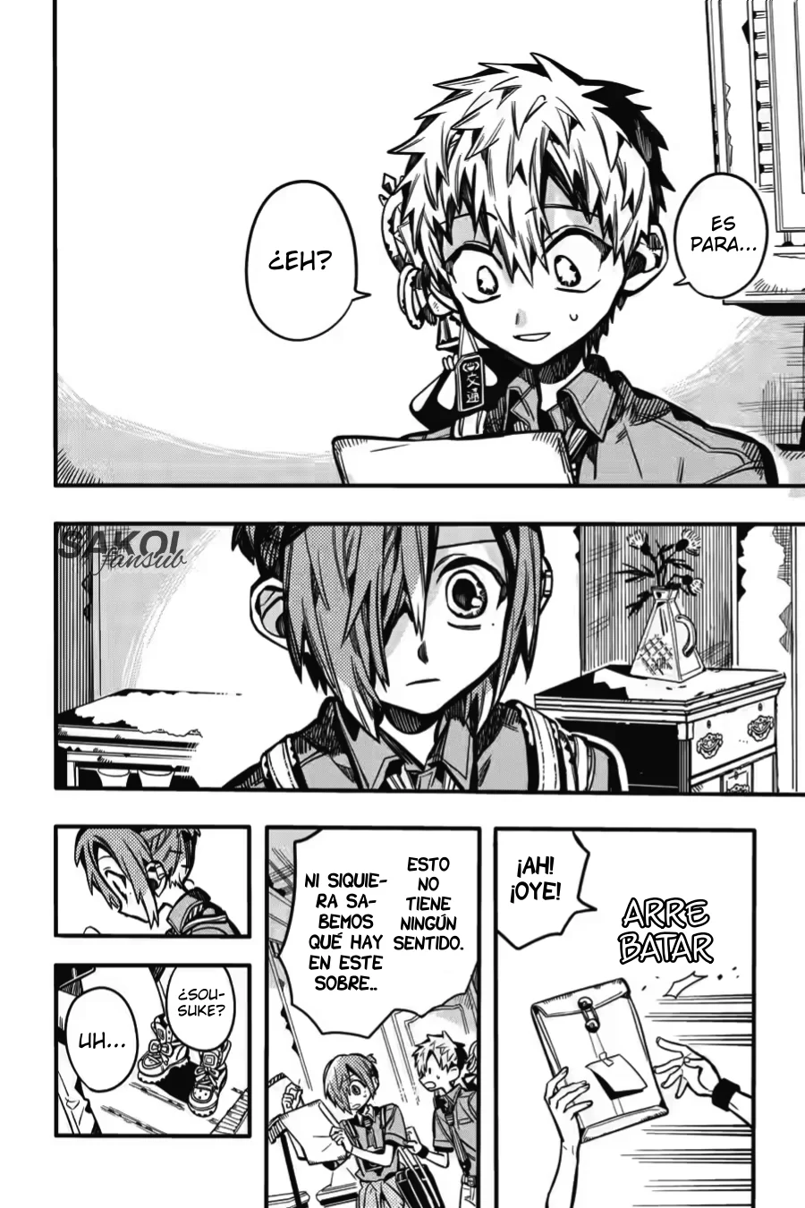 Página 10 — Jibaku Shounen Hanako-kun Capítulo 118