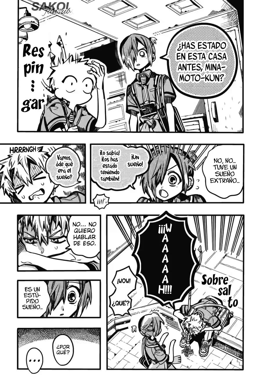 Página 17 — Jibaku Shounen Hanako-kun Capítulo 118