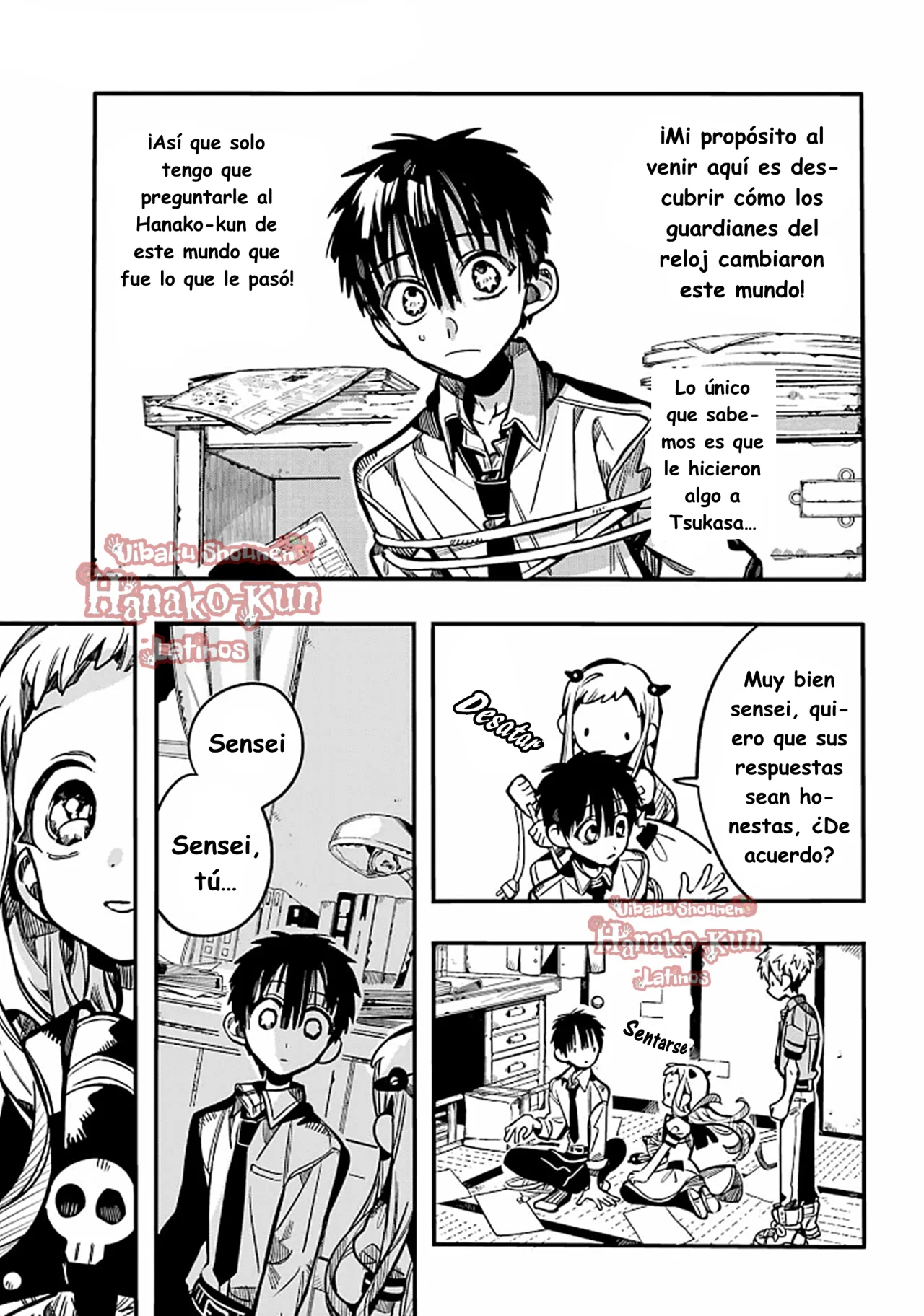 Página 33 — Jibaku Shounen Hanako-kun Capítulo 119