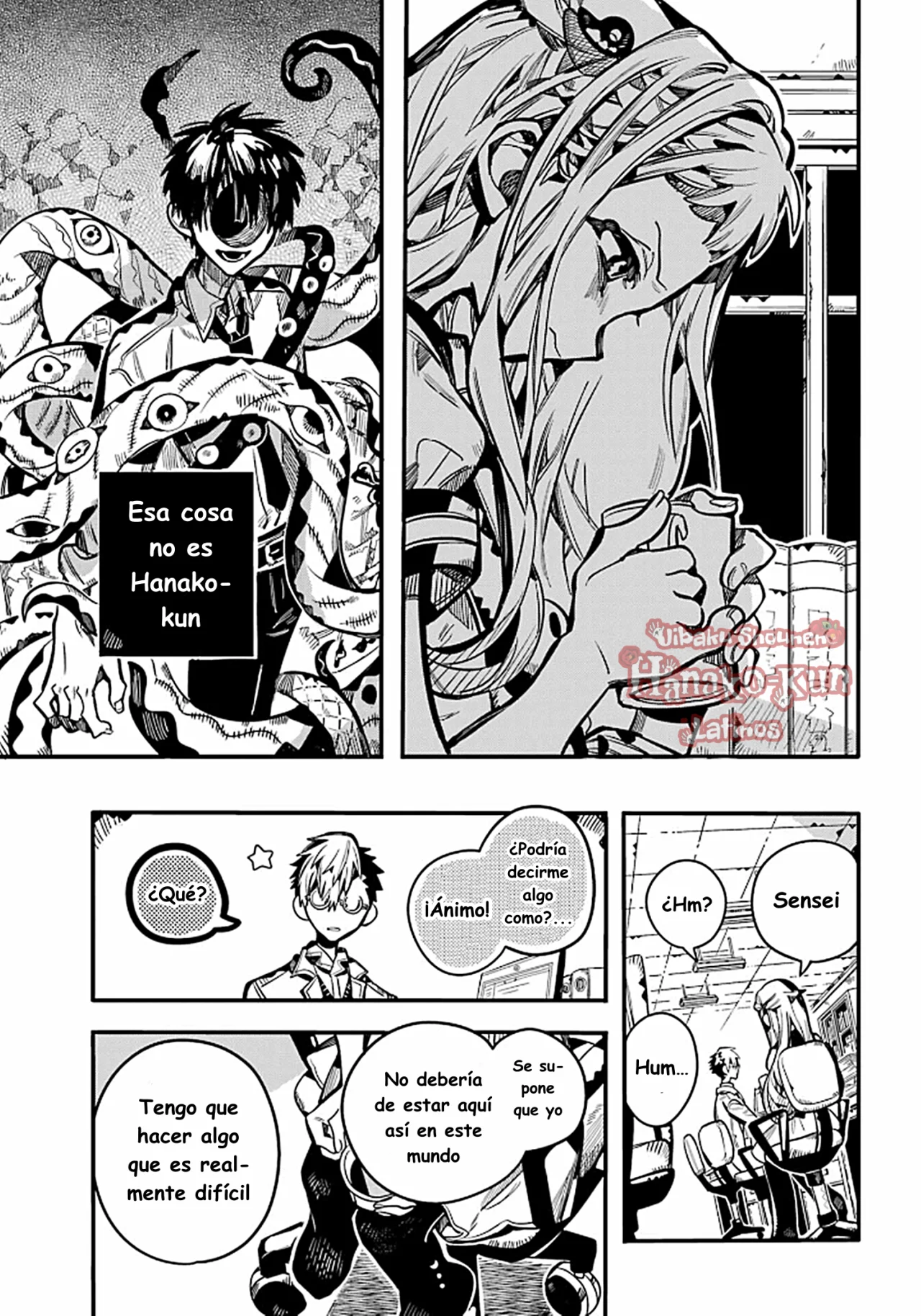 Página 18 — Jibaku Shounen Hanako-kun Capítulo 122