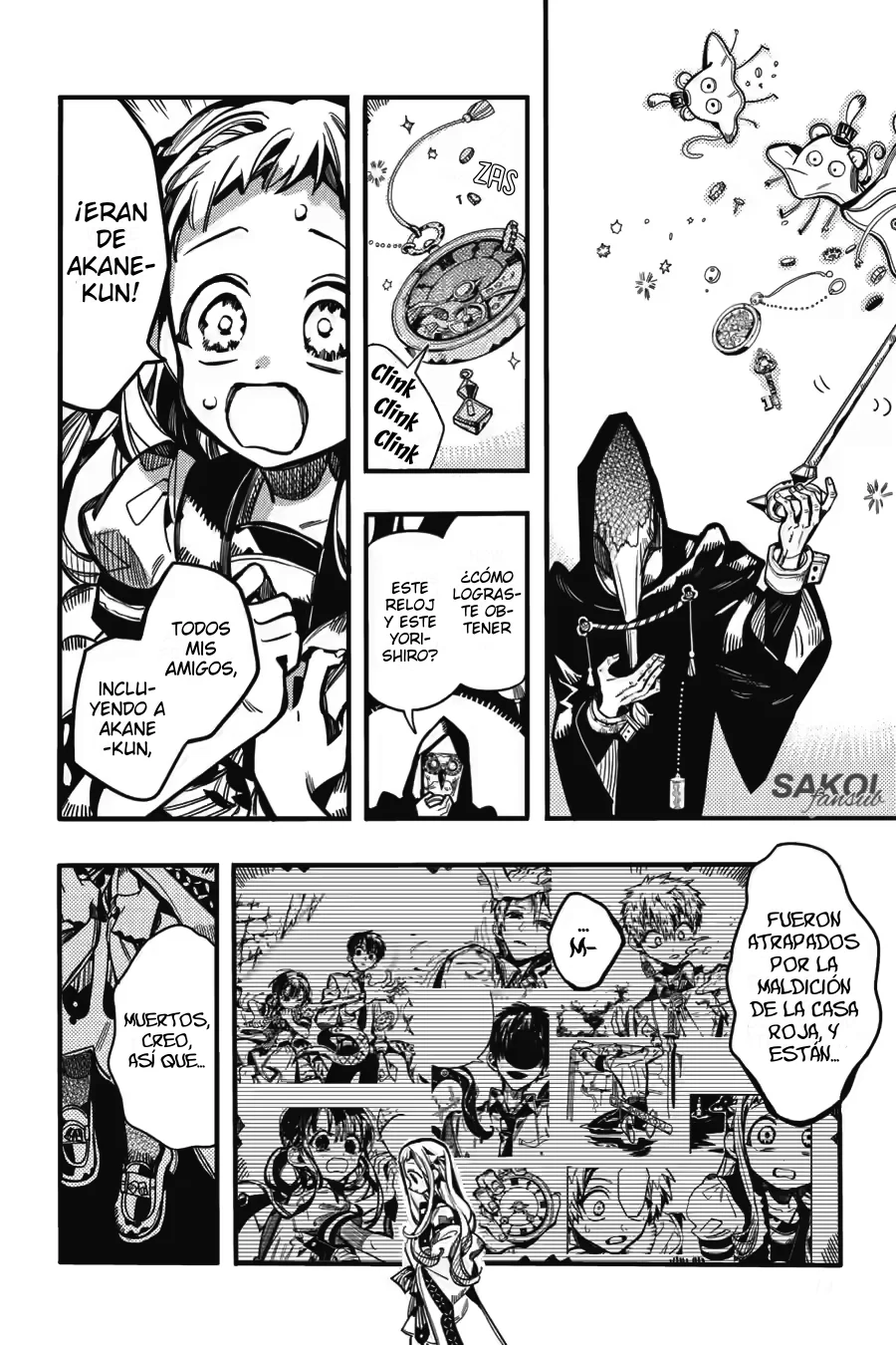 Página 15 — Jibaku Shounen Hanako-kun Capítulo 125