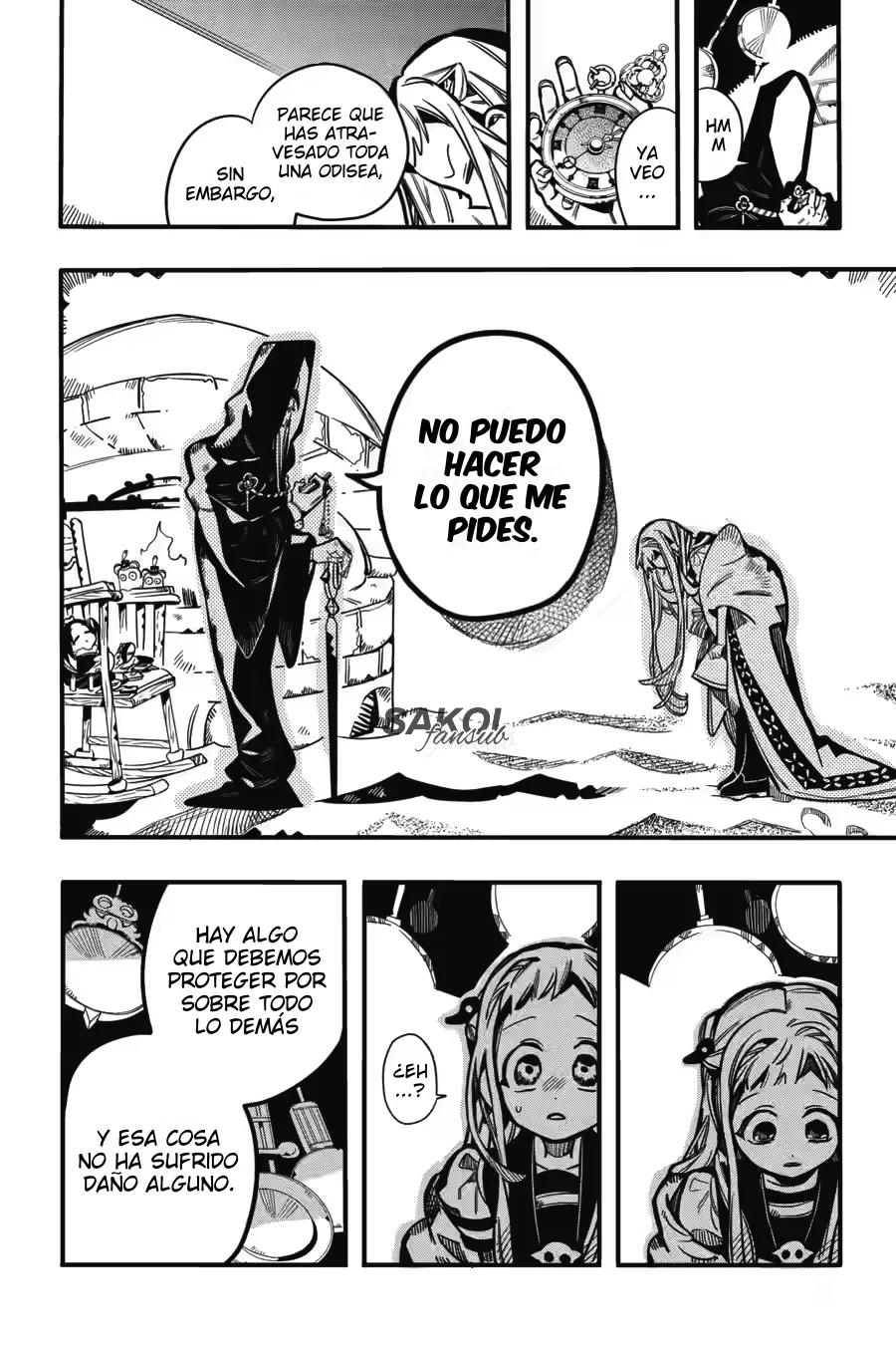 Página 17 — Jibaku Shounen Hanako-kun Capítulo 125