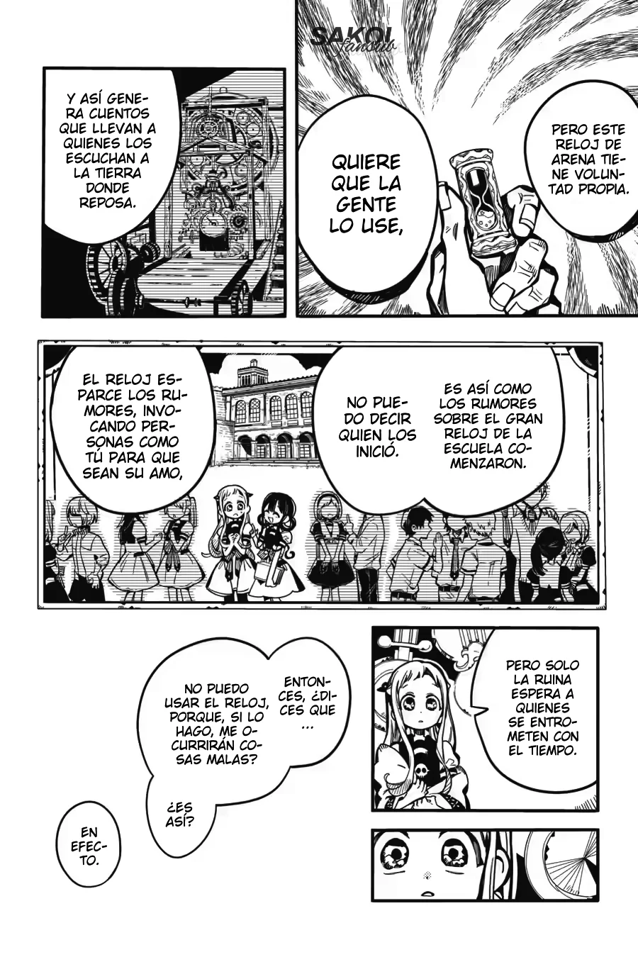 Página 29 — Jibaku Shounen Hanako-kun Capítulo 125