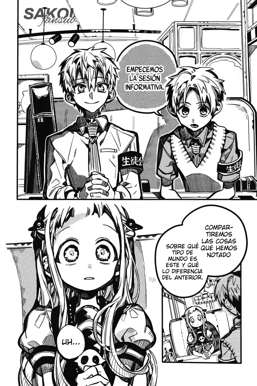 Página 14 — Jibaku Shounen Hanako-kun Capítulo 126
