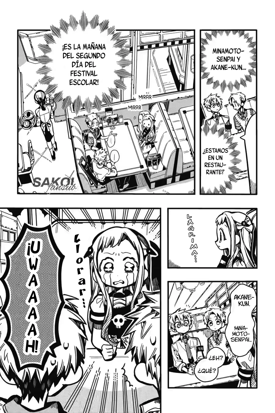 Página 15 — Jibaku Shounen Hanako-kun Capítulo 126