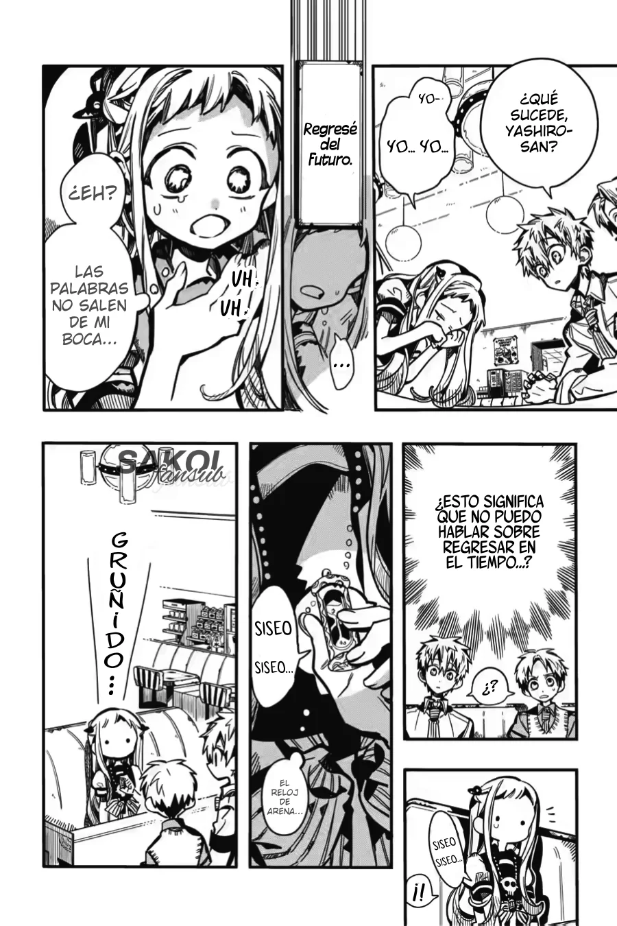 Página 16 — Jibaku Shounen Hanako-kun Capítulo 126