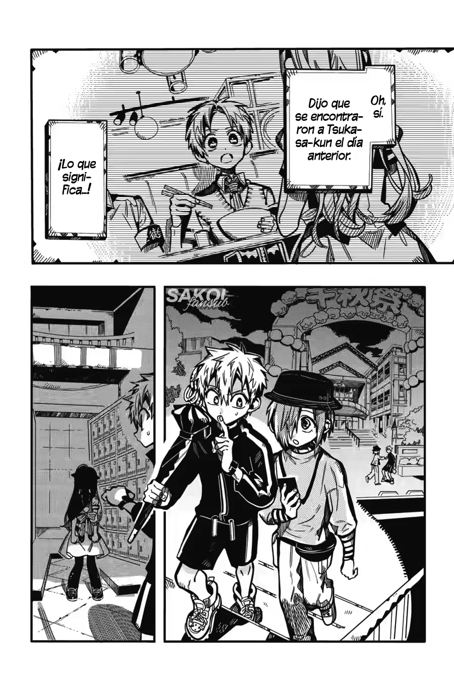 Página 30 — Jibaku Shounen Hanako-kun Capítulo 126