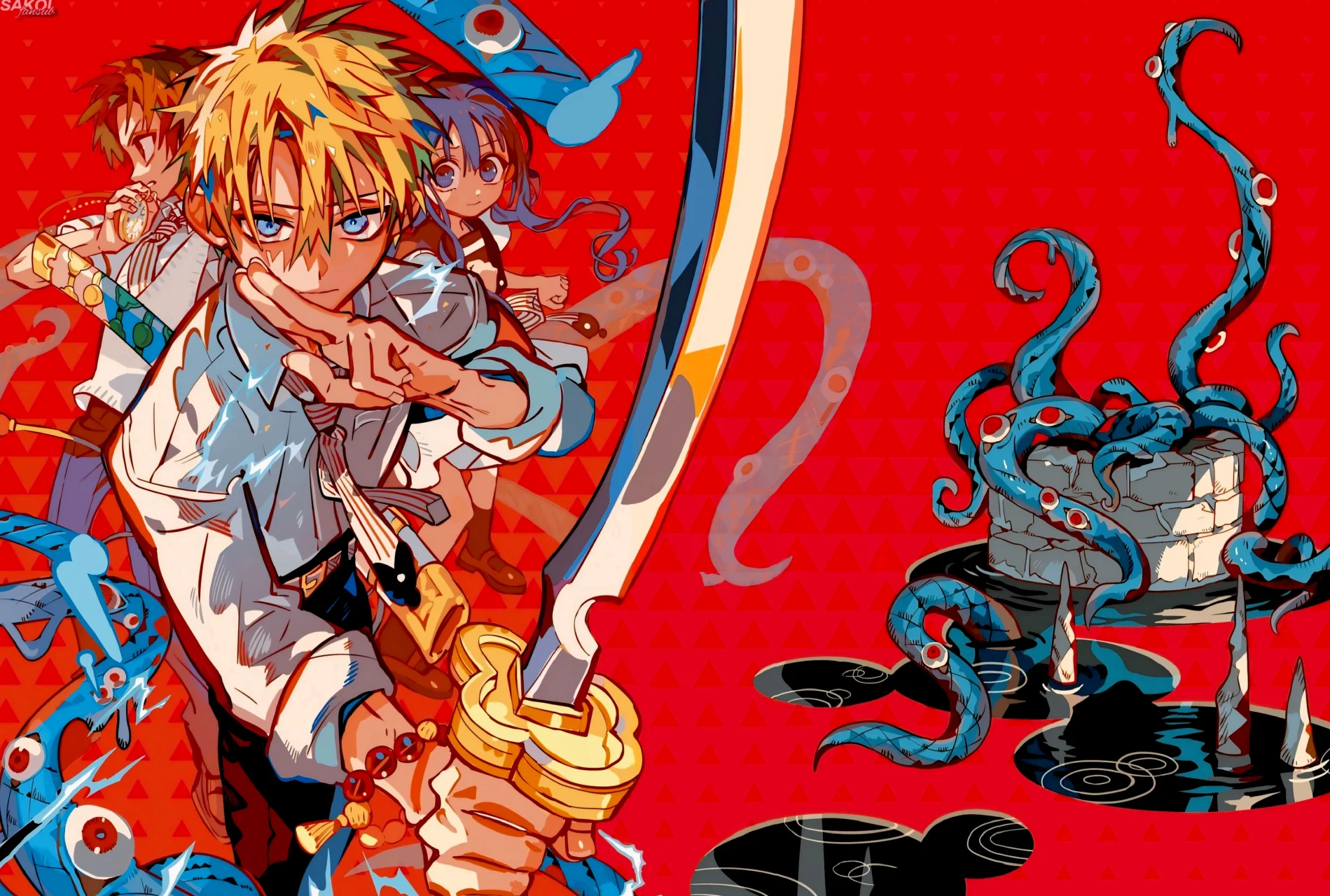 Página 3 — Jibaku Shounen Hanako-kun Capítulo 127.5